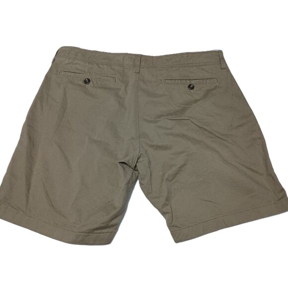 TRUE CRAFT: Khaki Flat Front Zip Up Shorts, Men's Size 40W - Picture 2 of 3